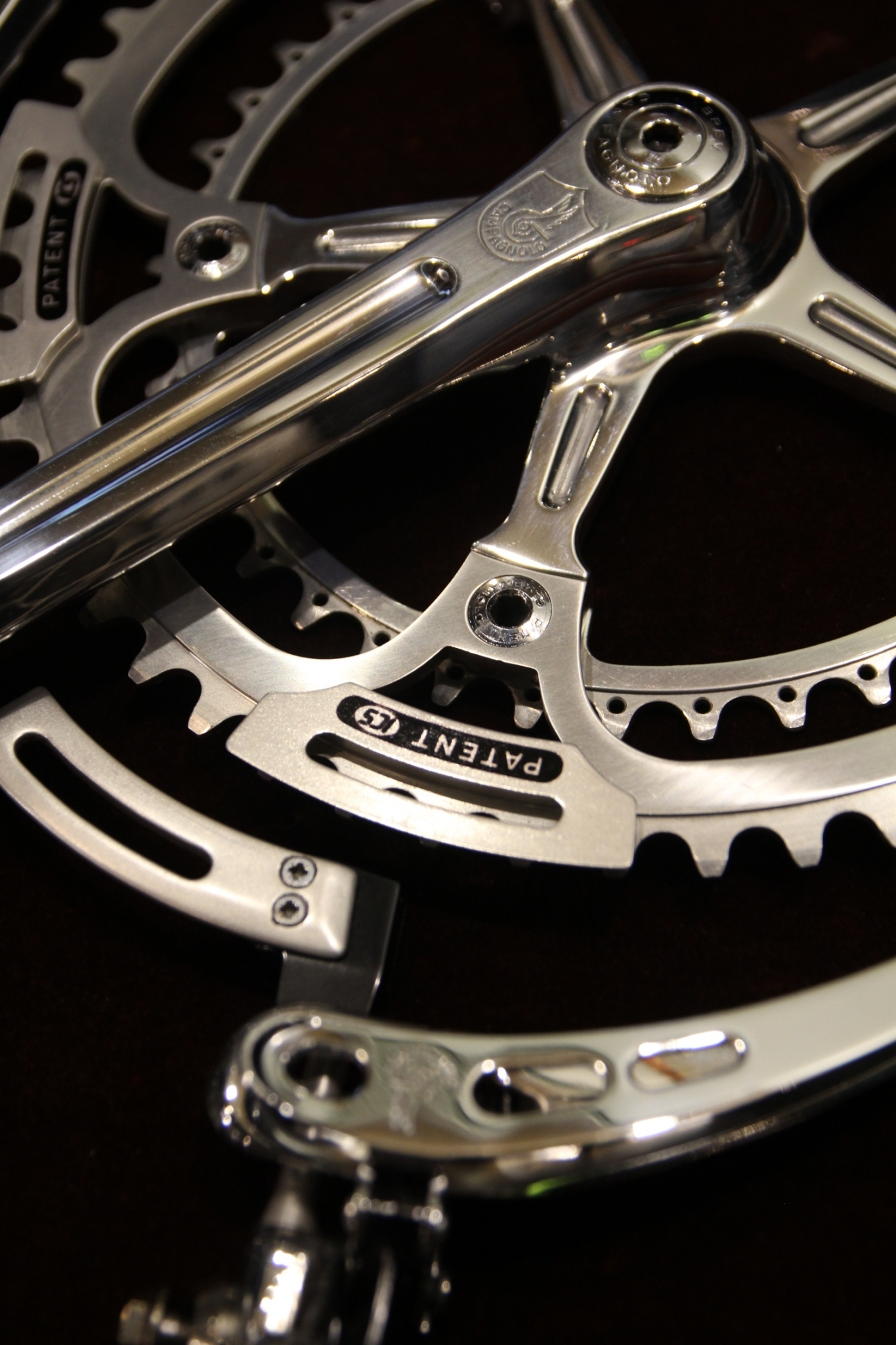 Campagnolo ＩＣＳSuper Record シフター 2個セット Campagnolo Super Record Shift-Brake Levers with Calipers. Flat